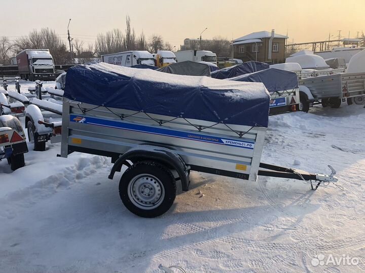 Прицеп Кремень с размером кузова 2,0 х 1,3 борт 50