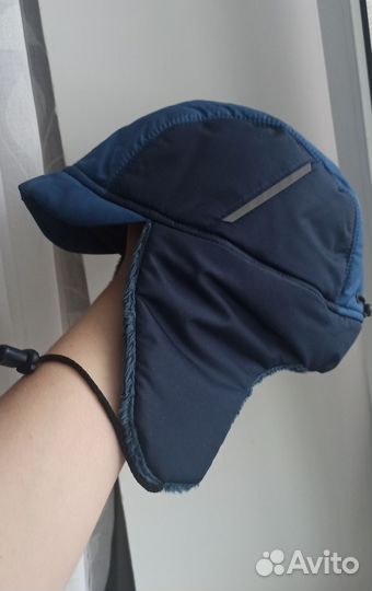 Шапка ушанка с козырьком новая размер 54