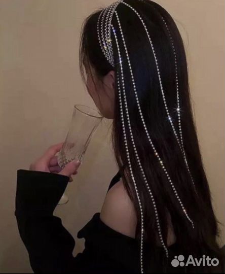 Ободок со стразами