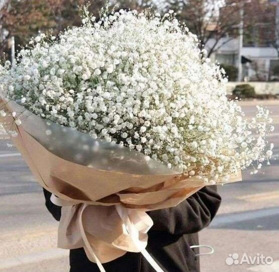 Букет цветов гипсофилы, букет гипсофилы, доставка