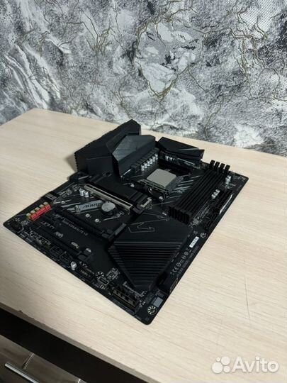 Комплект (am4): ryzen 5600x + мать b550 aorus