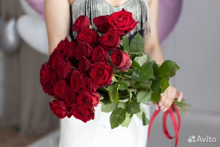 Розы свежие