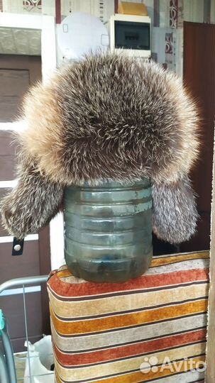 Мужская зимняя шапка ушанка меховая