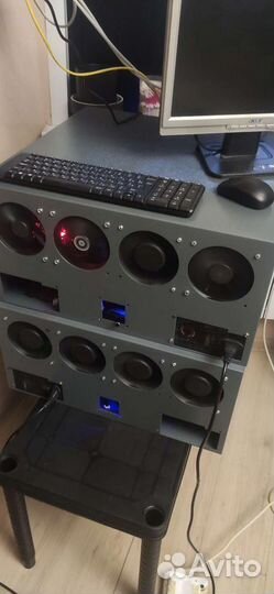 Cold case / Корпус для майнинг фермы 8 карт