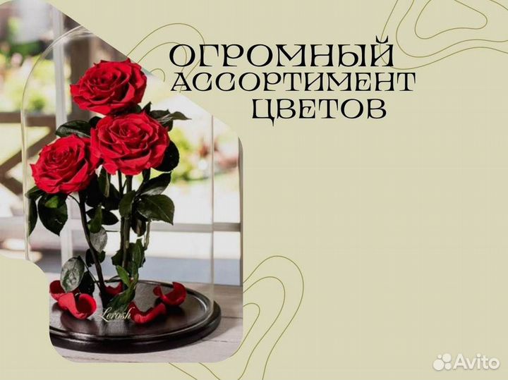 Роза в колбе