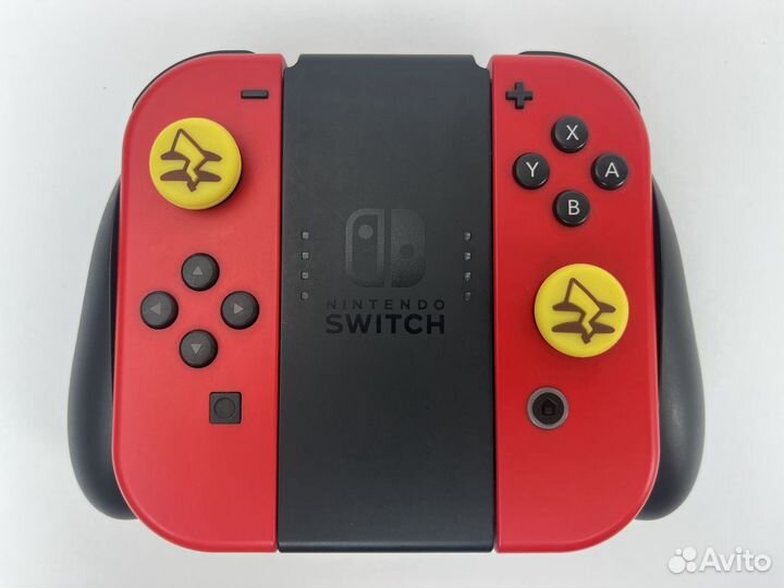 Накладки на стики Joy-Con - Пикачу