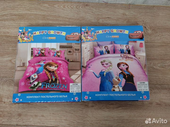 Комплект постельного белья для девочек сатин