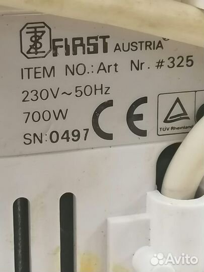 Тостер Forst Austria артикул 325 (Д)