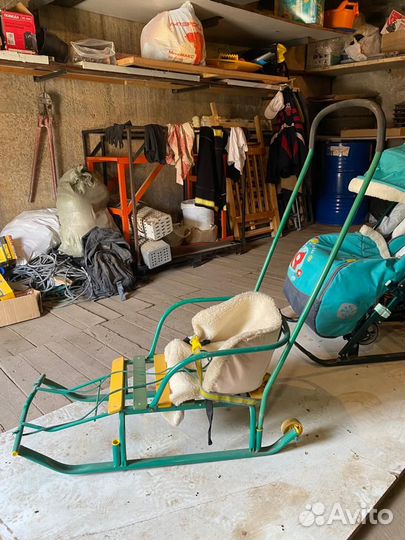 Санки коляска ника