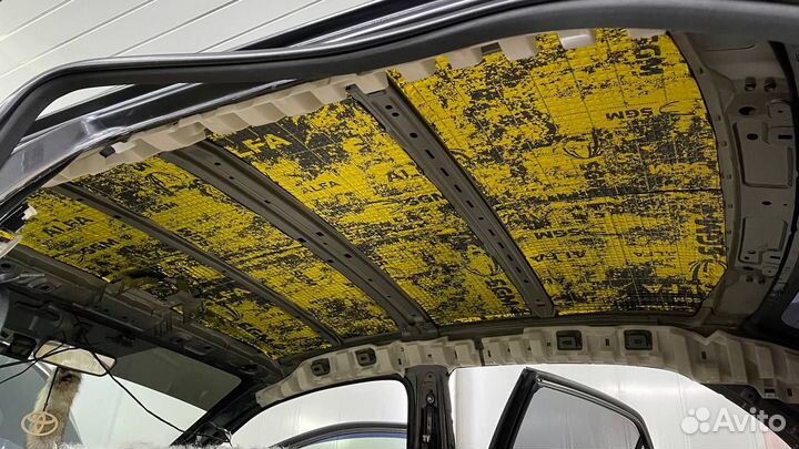 Шумоизоляция потолка автомобиля