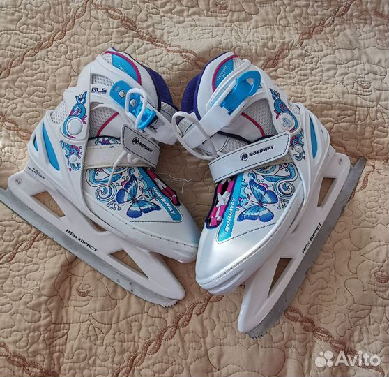 Коньки детские раздвижные 31-35