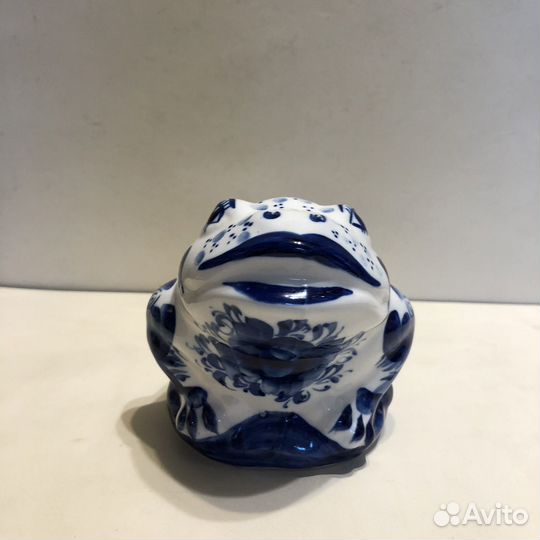 Лягушка жаба Гжель авторская