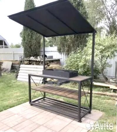 Мангал С крышей