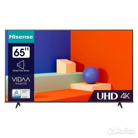 Телевизор smart Hisense 65A6K 65 дюймов
