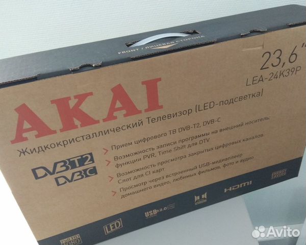 Телевизор LCD akai LEA-24K39P