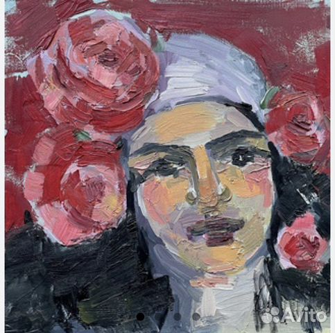 Картина маслом Цыганка