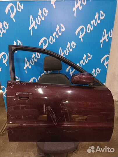 Ауди А4 Б5 дверь передняя правая красная