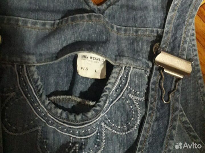 Сарафан джинсовый