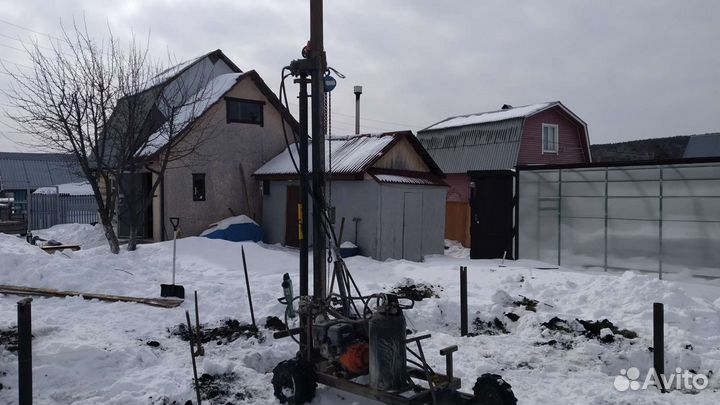 Винтовые сваи установка