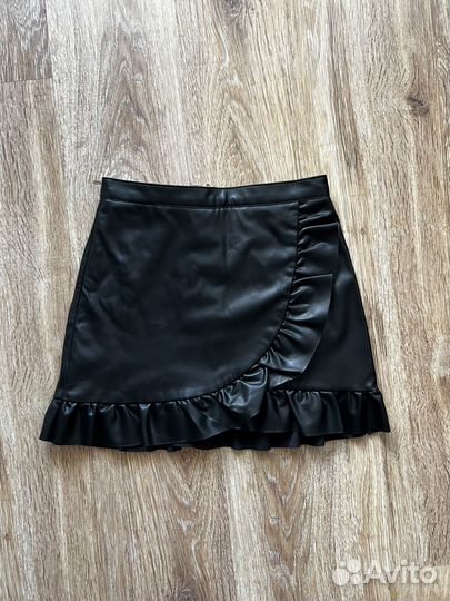 Юбка кожаная hm