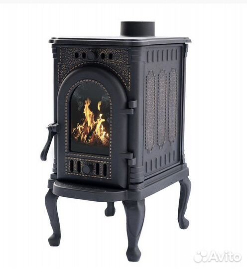 Печь камин чугунный