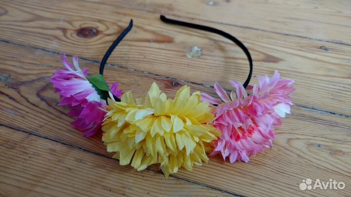 Ободки из цветов