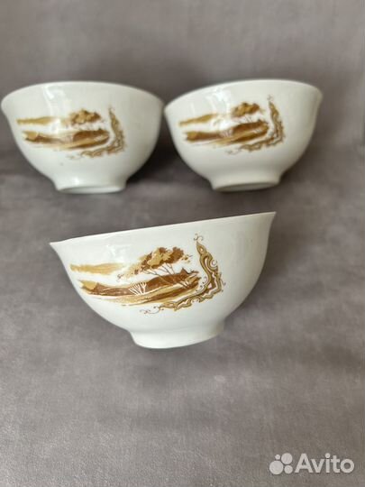 Посуда СССР разная, блюдце дулево