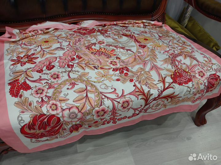 Платок шелковый винтаж kenzo италия