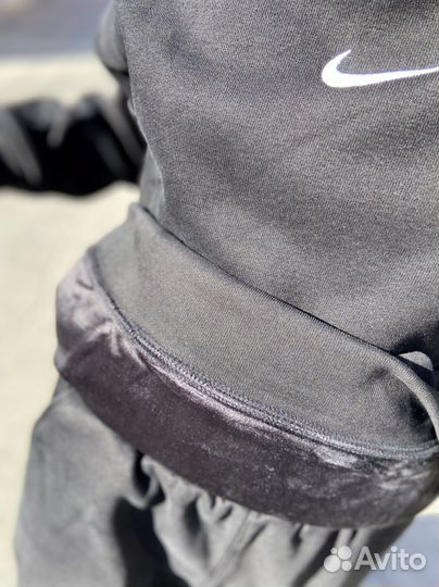 Новый теплый костюм двойка Nike футер мужской/жен