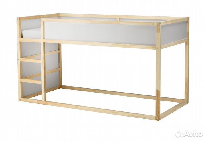 Кровать-чердак IKEA кюра