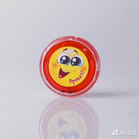 Йо-Йо «Привет», шарики внутри, d4,7 см, цвета микс