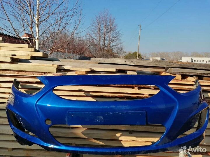 Бампер передний hyundai solaris