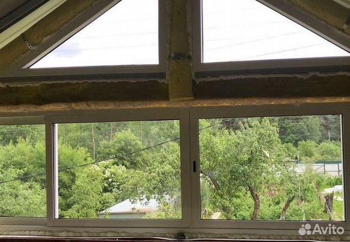 Остекление окон и балконов пвх