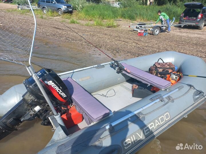 Комплект: лодка Silverado 38S, мотор Mercury 15м