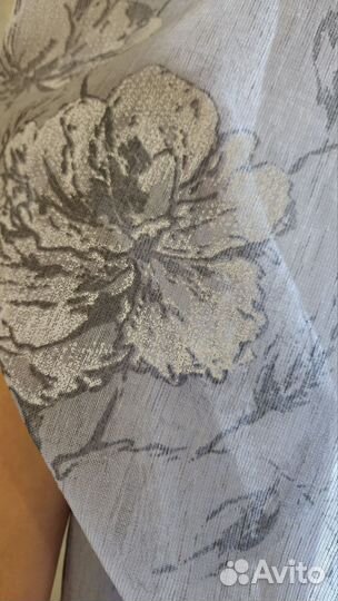 Готовые шторы тюль-лен