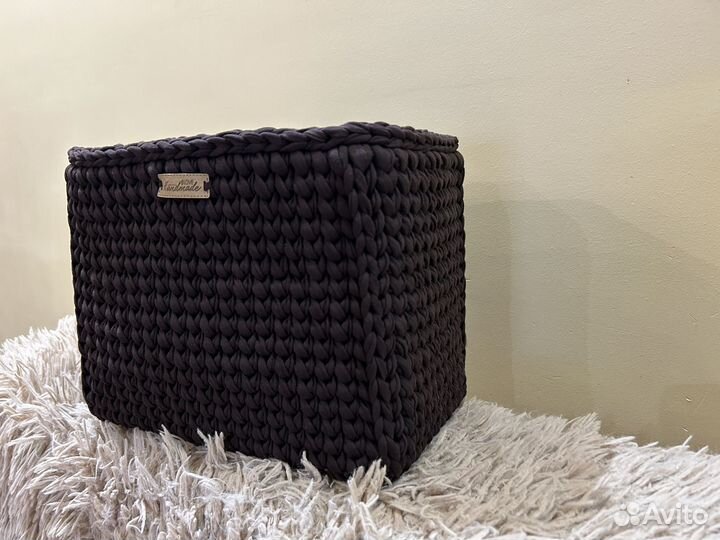 Корзина вязаная для хранения