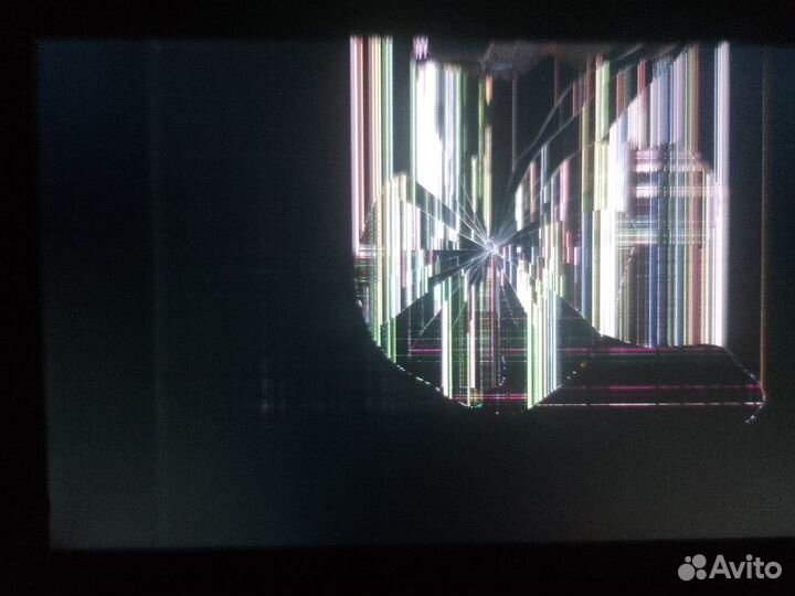 Разбитый монитор lg 24 дюйма