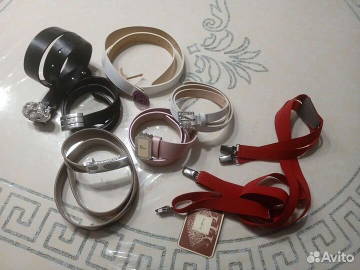 Ремни Gucci, Burberry, Dior. Оригинал