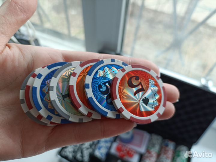 Покерный набор 500 фишек