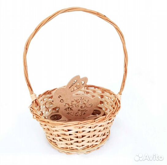 Корзина для кулича и яиц на Пасху