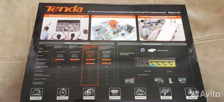 Роутер, маршрутизатор Tenda AC5 AC1200