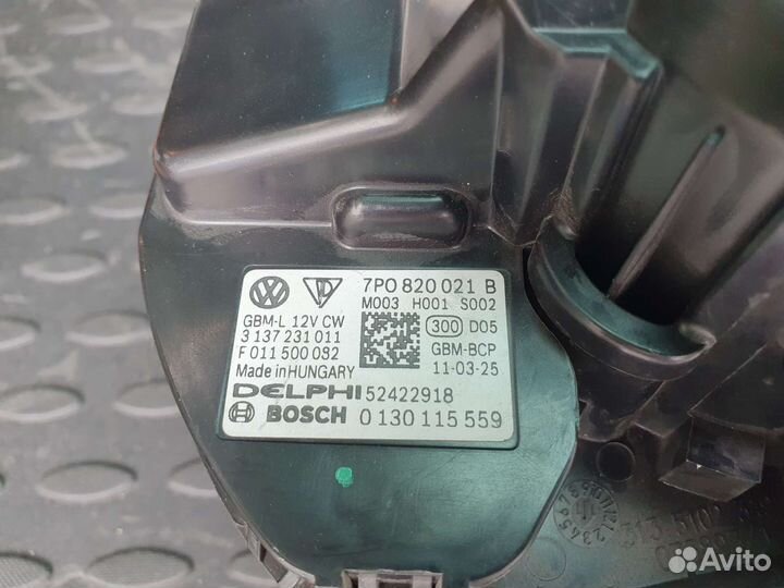 Мотор печки VW Touareg NF с новым резистором