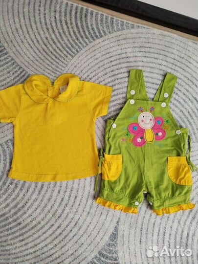 Вещи пакетом на девочку 74-80