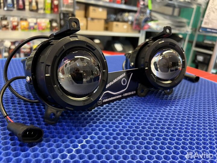 LeD птф Газель Бизнес Некст Приора линзы 2шт