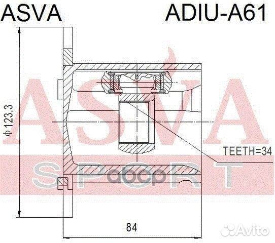 Шрус внутренний (OEM-исполнение) перед прав/л