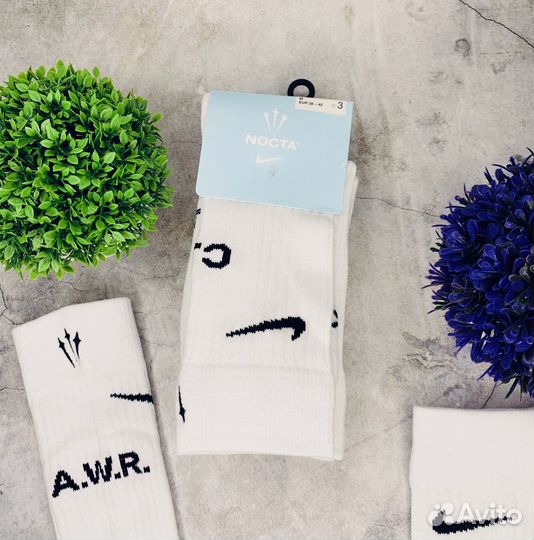 Носки Nocta Nike белые оригинал