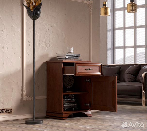 Тумба kentaki KOM 1D1S/P каштан правый