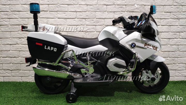 Мотоцикл детский полицейский