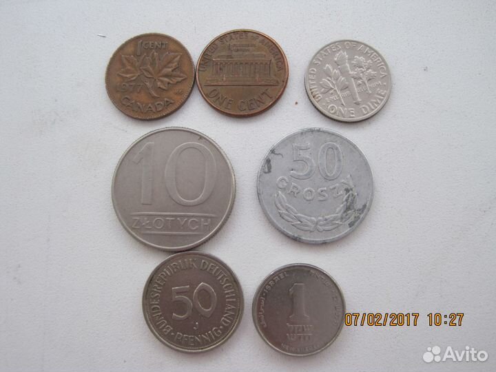 Монеты разных государств и республик