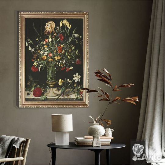 Картина-Натюрморт с цветами